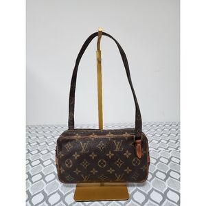 Louis Vuitton Monogram Marly Bandouliere Shoulder Bag Brown